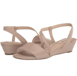 LifeStride Yasmine Women's Wedge Sandals Size 8.5W Strappy Slip On Comfort Shoes